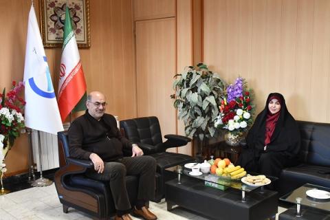 دیدار نماینده مردم ارومیه در مجلس شورای اسلامی ارومیه با مدیرعامل