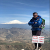 صعود همکار امور آبفای ماکو به قله مورس